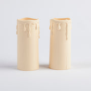 White & Cream Candle Light Drip Tubes