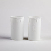 White & Cream Candle Light Drip Tubes